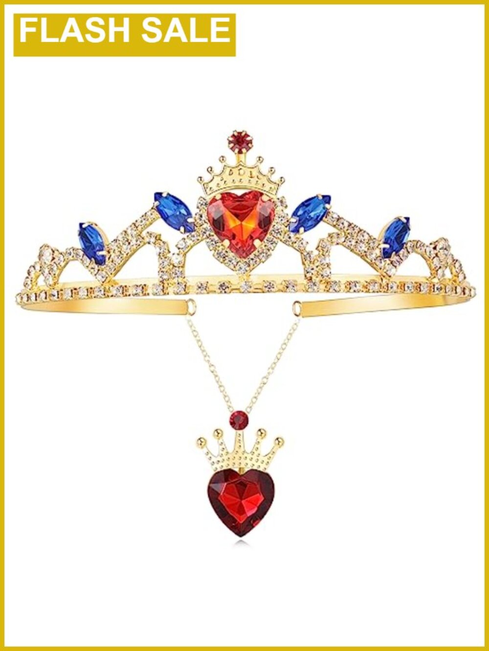 Evie Descendants 3 Tiara & Necklace Set Halloween Costume Cosplay